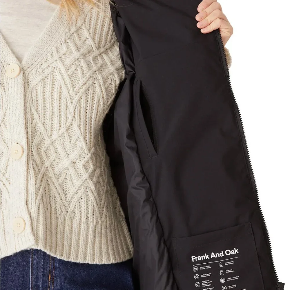 The Hygge Puffer Coat in Black | 48 HR LIMITED OFFER $150 - Picture 3 of 4